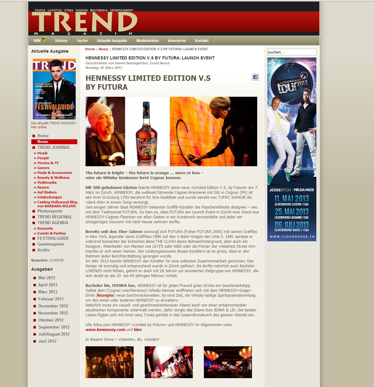 Mo t Hennessy trendmagazin
